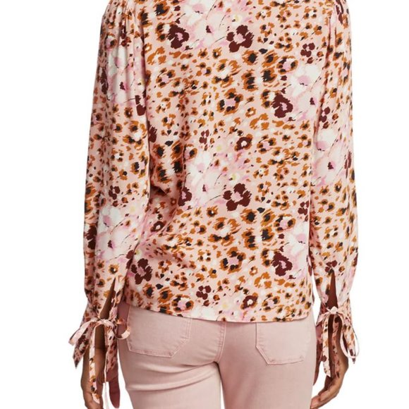 NWT! PAIGE Giuliana Print Silk Blouse - S - Picture 3 of 3